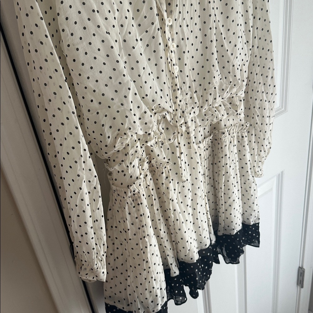 Zara Studio POLKA DOT MINI DRESS LIMITED EDITION defect - Picture 10 of 14